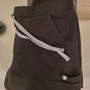 Figs Black Yola XS pants